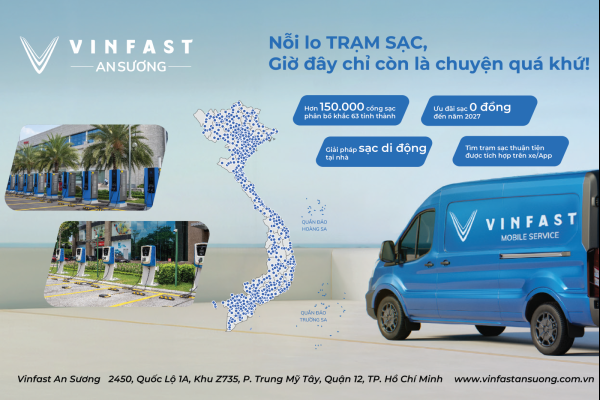 NỖI LO TRẠM SẠC - GIỜ ĐÂY CHỈ CÒN LÀ QUÁ KHỨ!