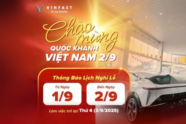 THÔNG BÁO NGHỈ LỄ 2/9