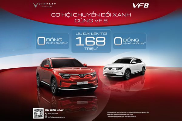 CƠ HỘI CHUYỂN ĐỔI XANH CÙNG VF 8