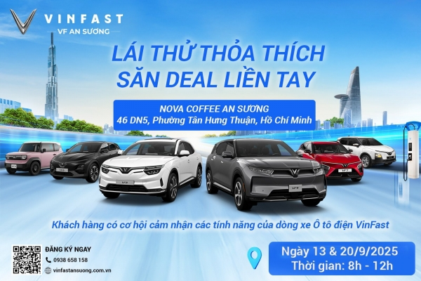 CUỐI TUẦN HẸN NHAU – TRẢI NGHIỆM LÁI THỬ VINFAST CÙNG VF AN SƯƠNG