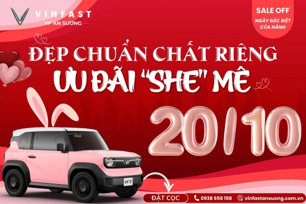 Ngày của Nàng – VinFast An Sương tri ân phái đẹp nhân ngày 20/10
