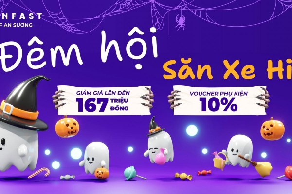 Mùa Halloween săn xe VinFast – ưu đãi cực chất tại VF An Sương
