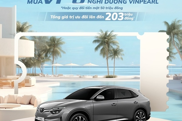 Nhận Voucher Vinpearl 50 Triệu Đồng Tại VF An Sương Khi Mua VF8 VF9