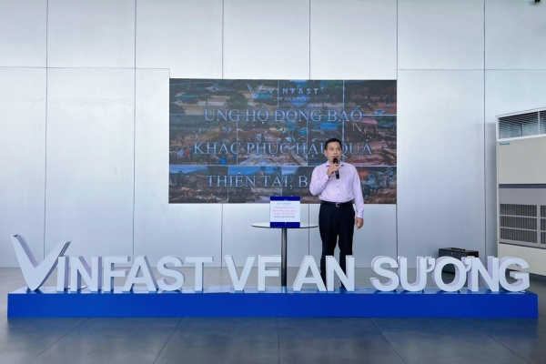 VINFAST AN SƯƠNG – CHUNG TAY VÌ ĐỒNG BÀO MIỀN TRUNG RUỘT THỊT